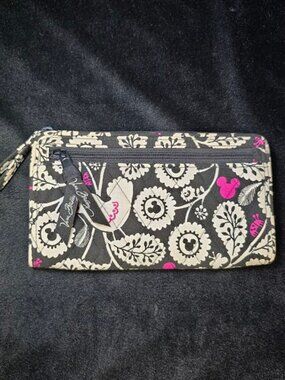 Vera Bradley Disney Mickey Mouse Meets Birdie Floral Wristlet/Wallet